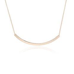 Gold-tone Collar Circle Bar Necklace Choker Bar Pendant Necklace Fashion Stainless Steel  Neckless Body Chain Jewelry NL-0225