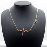 Gold chain neckless gold plated necklace women accessories gift sale love heart necklace 2016 new fashion nacklace jewellery